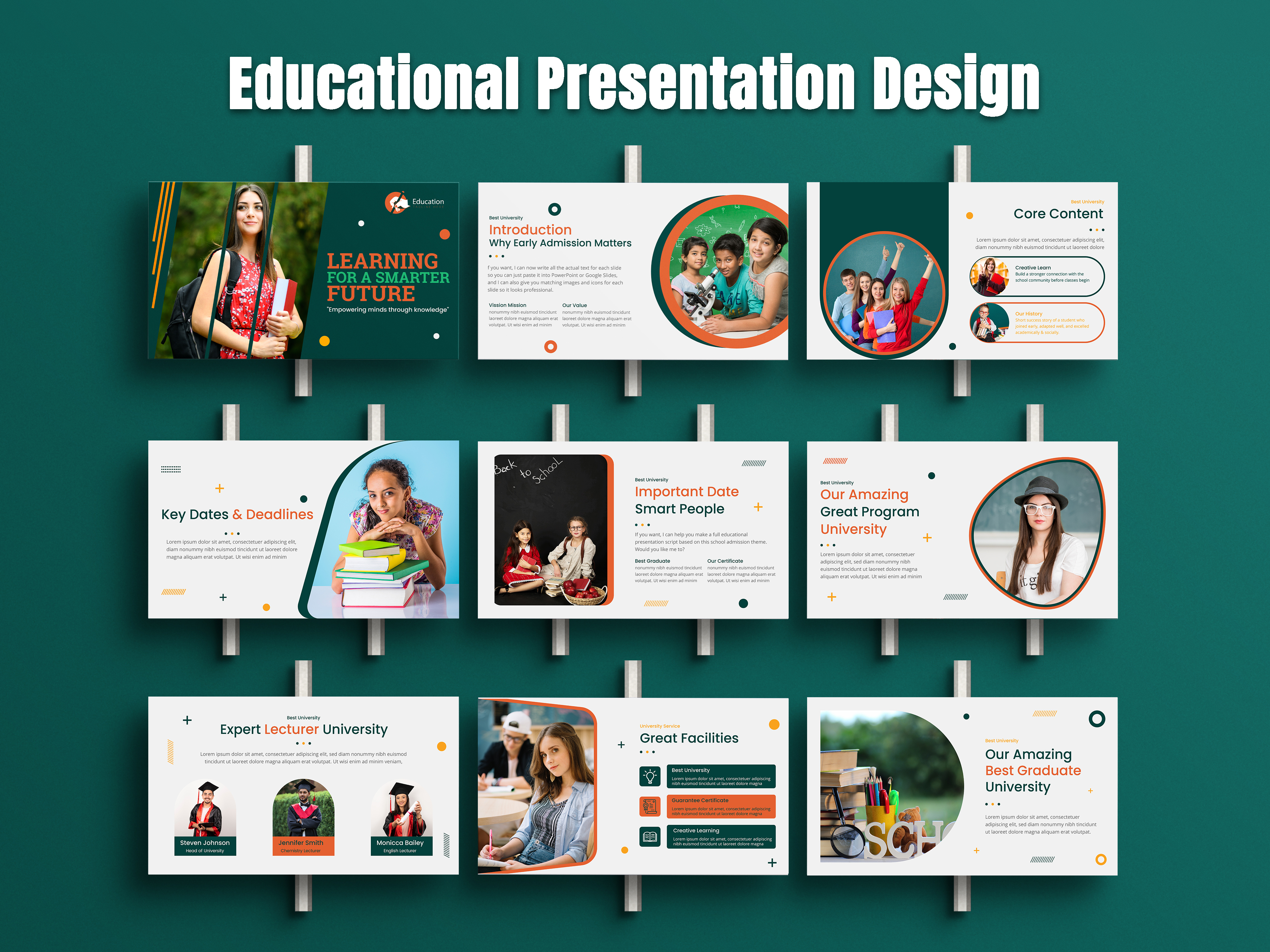 Example of Presentation Template Design 