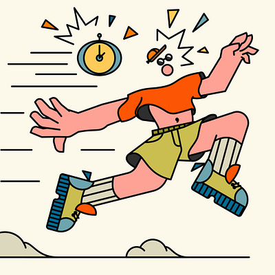 People series for Freepik graphic design illustration vector