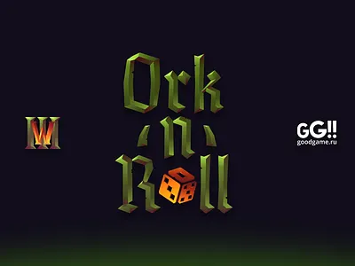 Ork'n'Roll goodgame logo orc warcraft