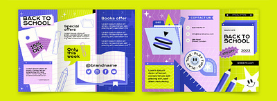 Back to school template for FREEPIK design graphic design vector