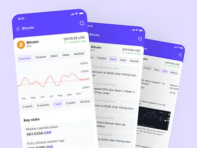 Crypto / Details Screen behance branding crypto crypto details screen design designer designinspiration details ui dribbble figma first shot graphic design illustration logo mobile ui uiux uxdesign