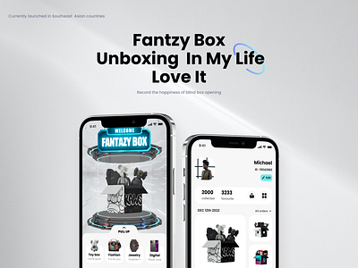 Fantazy Box App app design ux