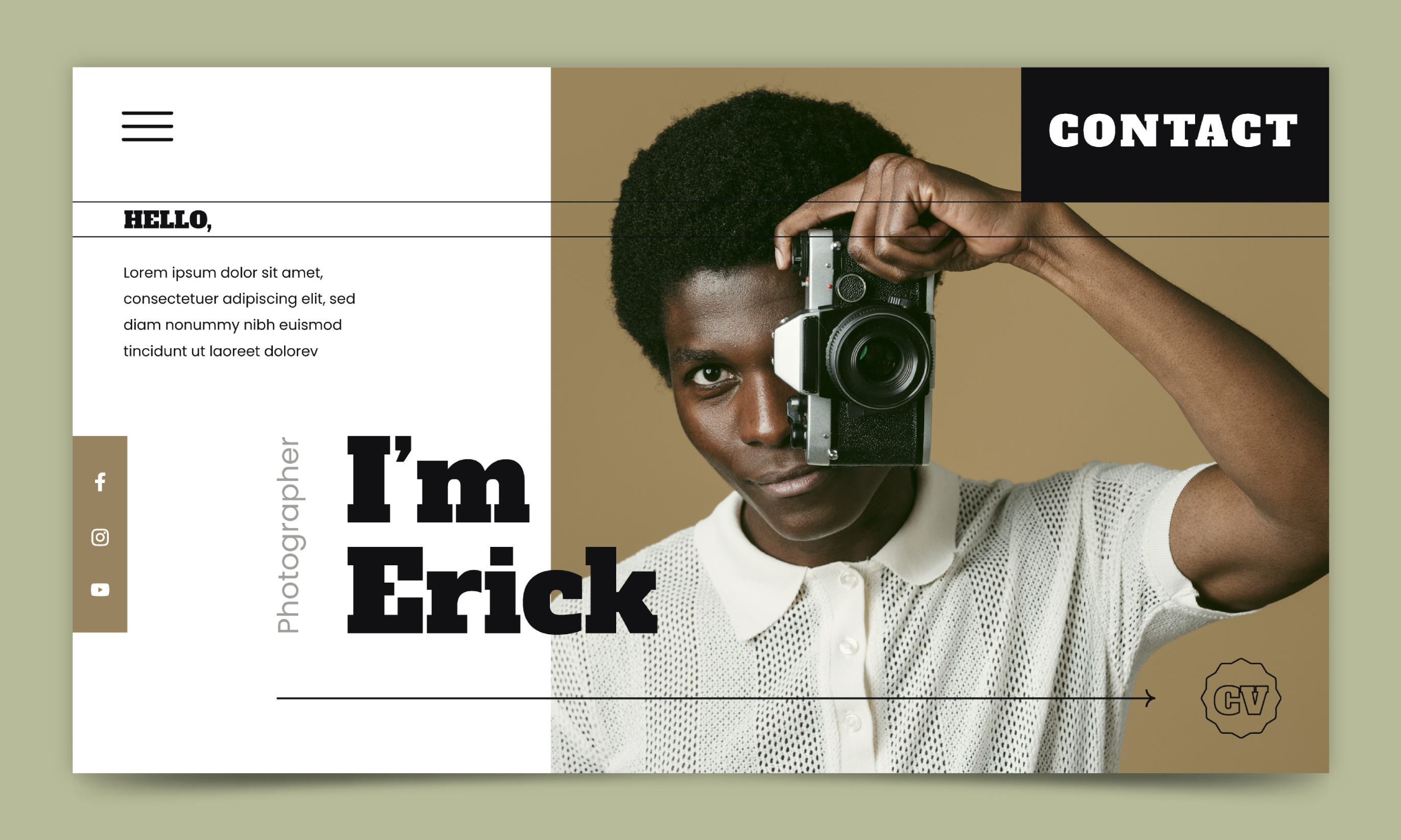 Portfolio Template for FREEPIK design graphic design vector