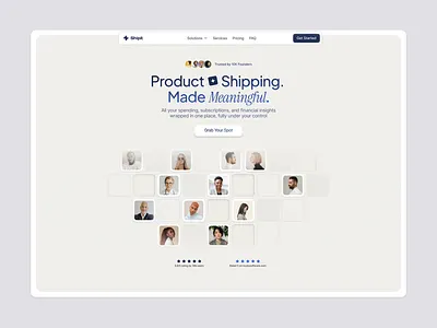 Landing page hero hero landing page saas ui