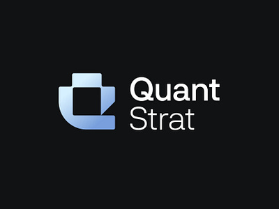 QuantStrat logo design mark brand identity branding icon identity logo logo design logo mark logodesign logos logotype minimalist logo modern logo q logo symbol vector