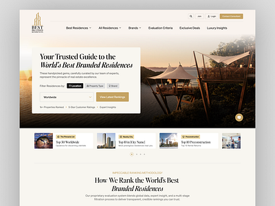 Luxury property website design design figma design luxury property website design luxury website design mockup property website property website design ui webdesign website website design