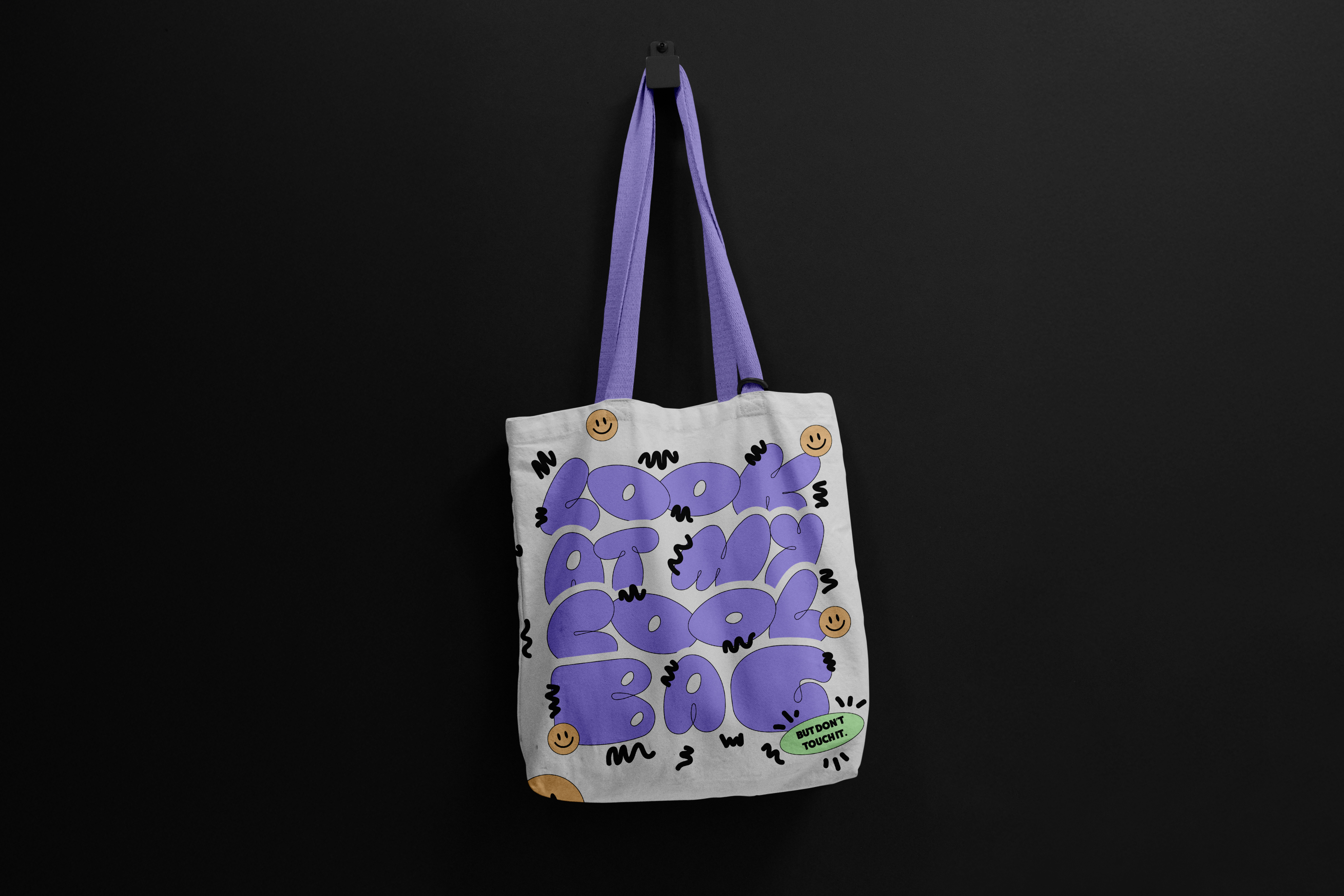 Tote Bag | Lettering Merch Design apparel bag design design graphic design hand lettering illustration lettering merch merchandise tote bag type design typography