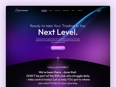 Crypto trading landing page design crypto defi figma graphic design landing page trading ui web3 website