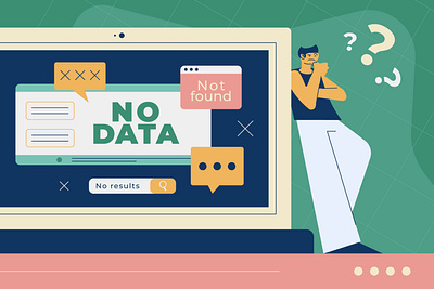 No Data Illustrations for FREEPIK illustration