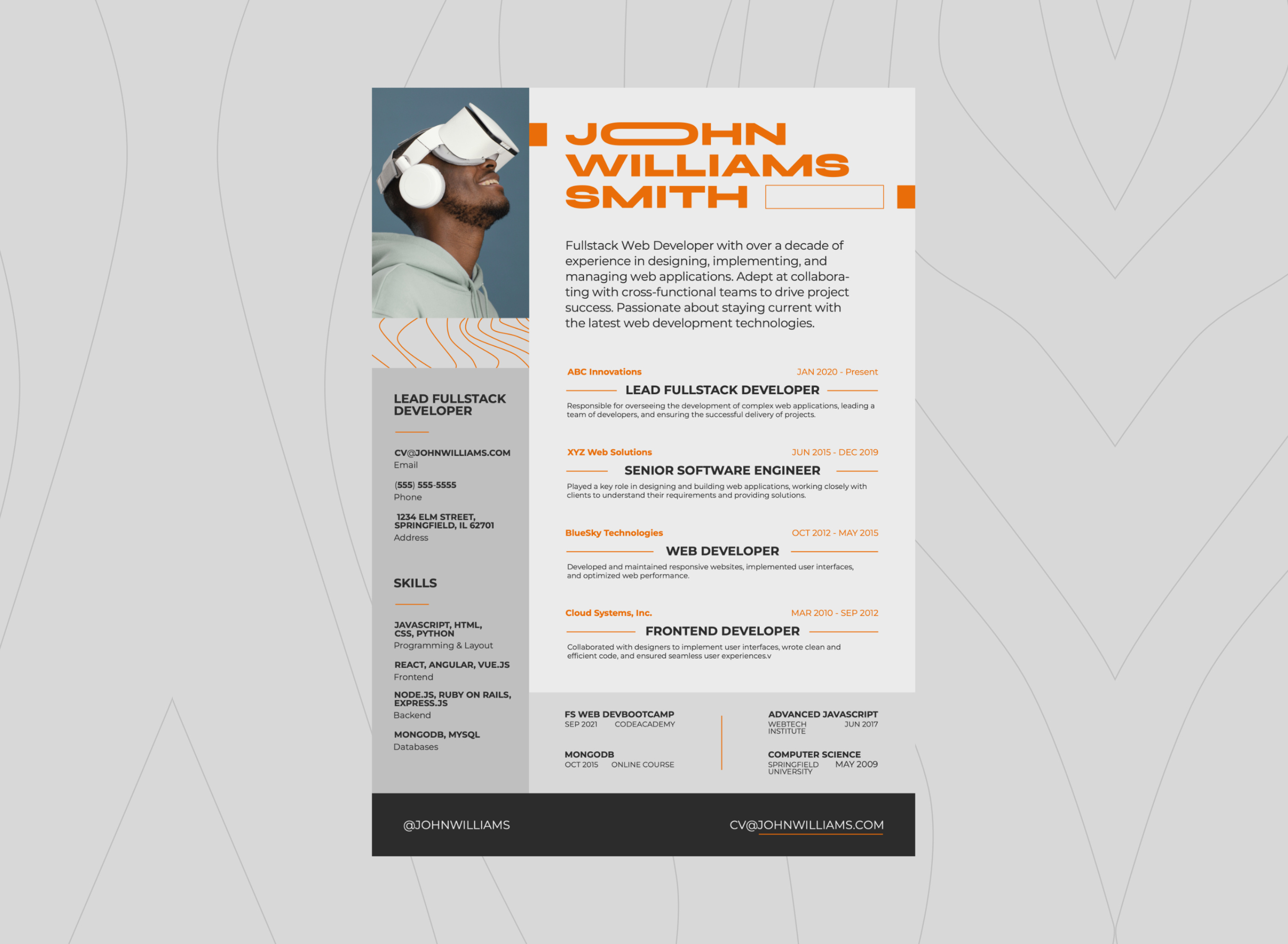 Portfolio & CV Templates for FREEPIK branding design graphic design vector