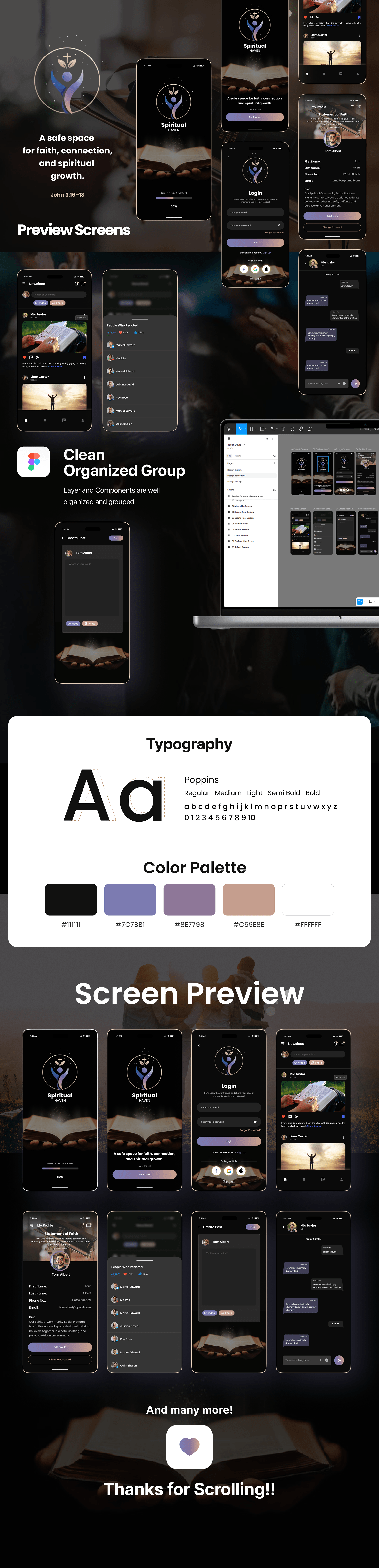 Social Community Platforms branding ui