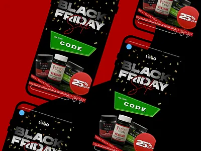 Black Friday Sale With Coupon Code black friday black friday coupon code black friday email black friday email design canva canva design coupon code coupon code design design email email design email marketing email template flyer flyer design graphic design poster poster design sale ui
