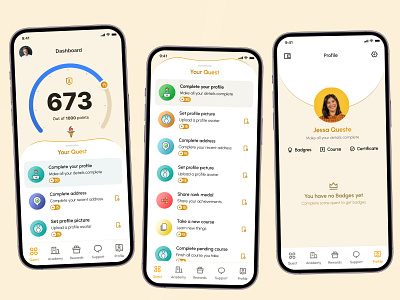 Gamified Safety Training App ⚔️ gaming mobile mobile games safety ui