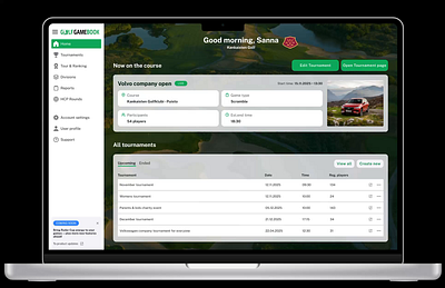 Golf tournament manager