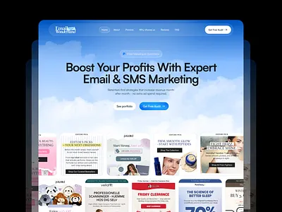 Email Wonderland: Driving Growth through Strategic Campaigns automated marketing branding client testimonials customer engagement data driven results design e commerce marketing email marketing strategy growth marketing illustration logo marketing optimization performance results sms advertising