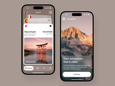 Travel Planner Mobile App Design app design app interface application design illustration mobile app mobile app design mobile ui modern ui popular travel travel app ui design ui ux ux