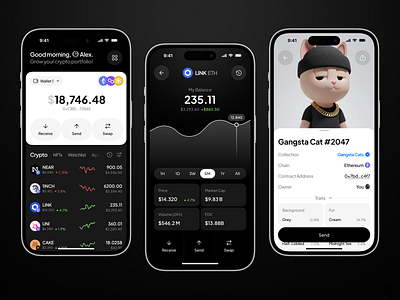 Fintech Investment Portfolio Mobile App Design app design app interface application design best ui finance app fintech mobile mobile app mobile app design mobile ui modern ui popular ui ui design ui ux ux