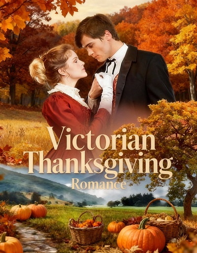 THANKSGIVING Romance Cover Art work cover art work graphic design historical romance regency thanksgiving victorian