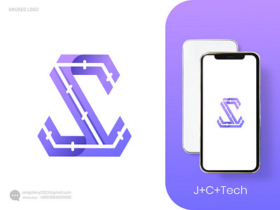 J+C Tech Logo Design augmented reality brand and logo branding c logo colorful creative logo fiverr illustration j logo jc logo lettermark logo logo designer logos minimal modern logo tech tech logo upwork wordmark