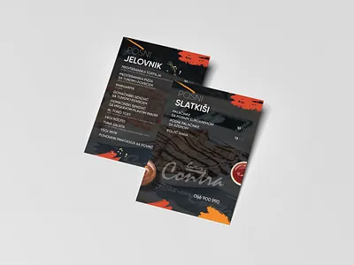 Food Menu Contra Bar adobephotoshop food graphic design menu photoshop psd restaurant