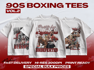 Retro Boxing Graphic Tees – 90s Bootleg Inspired Vol.2 90s 90s bootleg tshirt 90s style bootleg bootleg t shirt bootleg tee boxing boxing merch boxing t shirt boxing tee custom tee fighting graphic design graphic tshirt retro retro tee design sports tshirt streetwear vintage t shirt