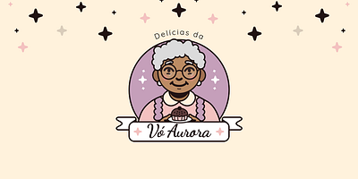 Branding - Cake Store - Vó Aurora brand design branding design graphic design logo logo design ui
