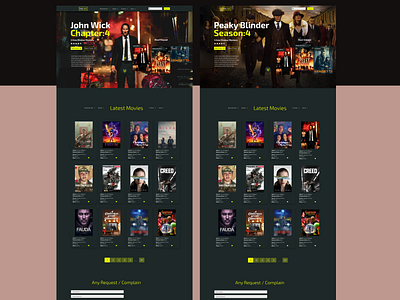 Movie Website Ui Ux in Figma figma movie website figma ui ux movie website