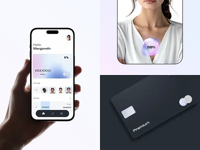 UI Mobile App. Modern Wallet and Face ID app app design app interface banking app bn digital finance app mabile app mobile mobile app ui mobile ui