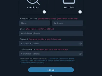 Tablet and mobile ui