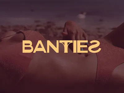 Banties - Defining Your Own Curve apparel body positive brand identity custom fashion intimates logo logo design logomark logotype minimalist retro swimwear typography wordmark