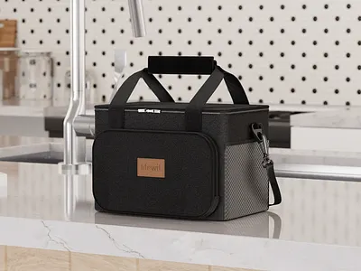 Lunch Bag 3d 4d animation arnold render branding c4d cinema cinema 4d design digital art dribbble graphic design illustration logo motion graphics photoshop product ui