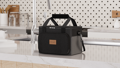 Lunch Bag 3d 4d animation arnold render branding c4d cinema cinema 4d design digital art dribbble graphic design illustration logo motion graphics photoshop product ui