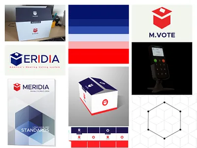 Meridia Logo branding and product design 3d branding graphic design logo