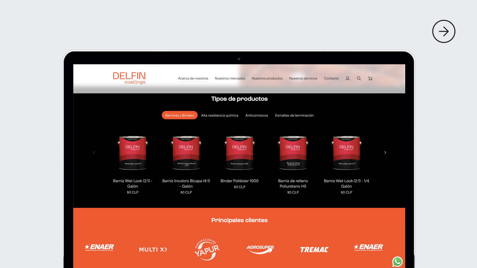 Arquitectura B2B y diseño web/mobile design ui