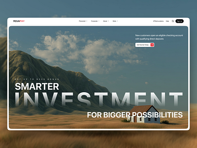 NOVAPAY - Fintech Website Design banking website blockchain crypto finance finance website financial fintech fintech platform fintech startup internet banking investment landing page modern banking online payment saas uiux web design