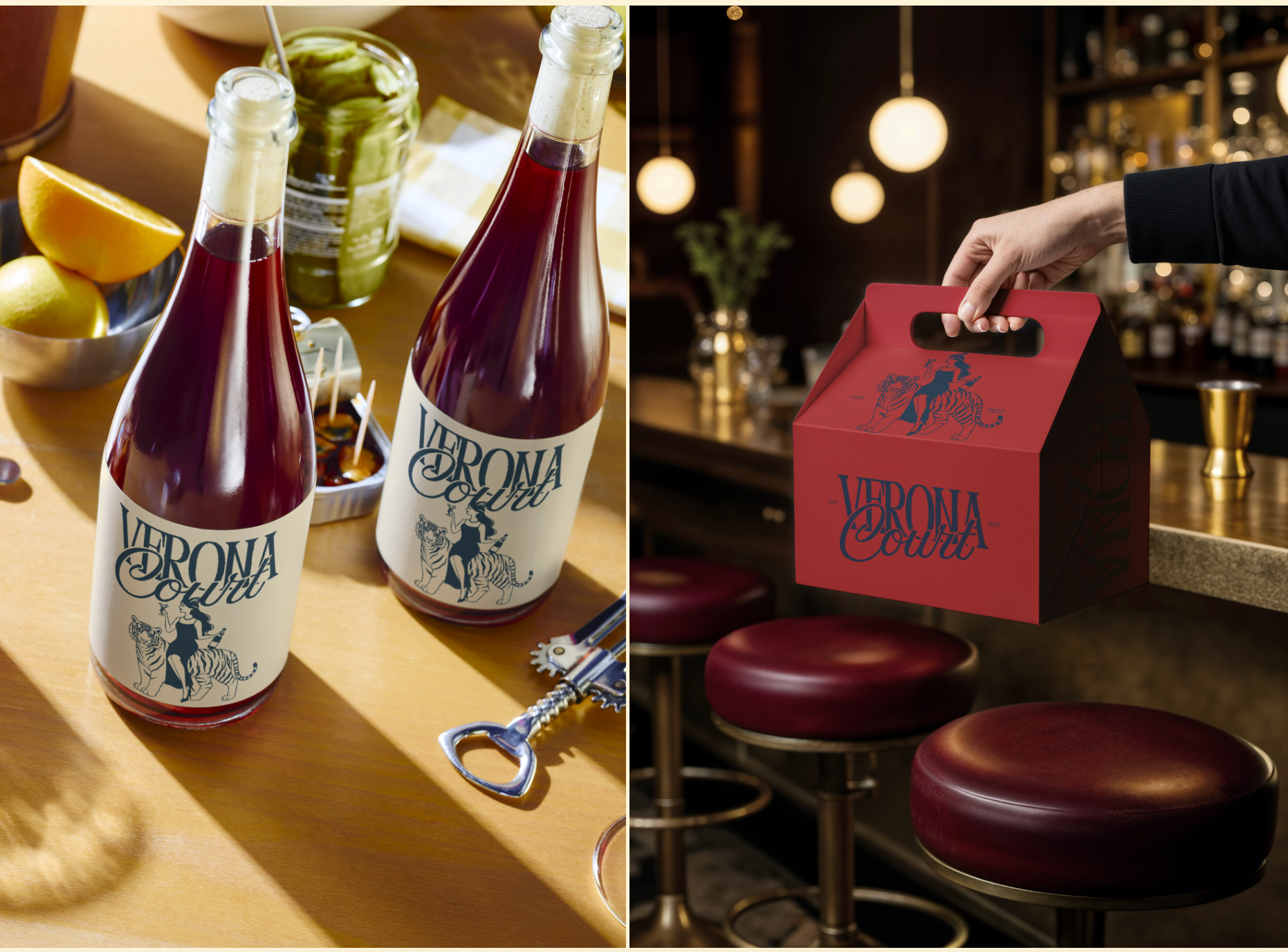 Restaurant design animation branding graphic design logo motion graphics
