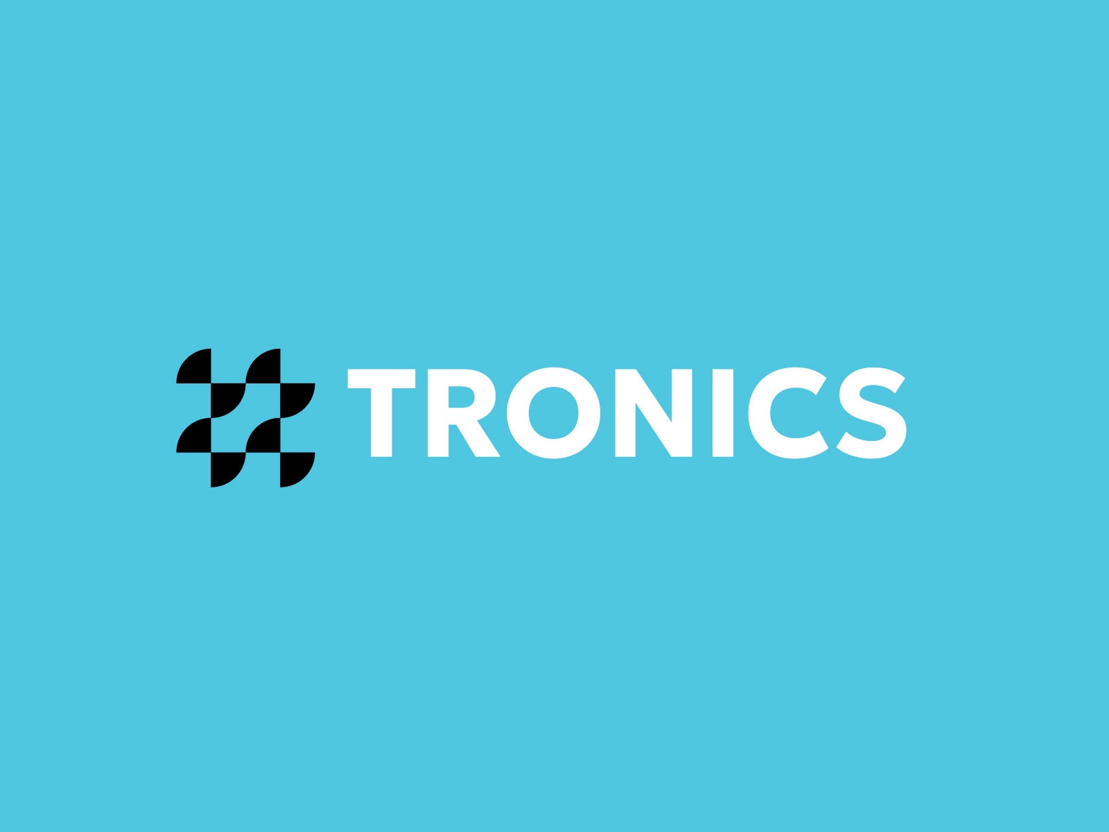 Tronics bold branding design electronics geometric graphic design logo logodesign modern software