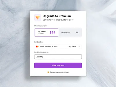 Checkout and payment screen checkout credit card design payment pricing ui ui design ui designer ux ux design web design
