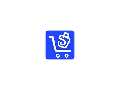 ShopEase blue icon cart checkout customer delivery digital shop e commerce fast shop marketplace mobile app modern design online store purchase retail shop platform shopping shopping bag smart buy smart cart store logo