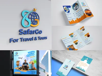 Visual identity for a travel and tourism agency graphic design logo