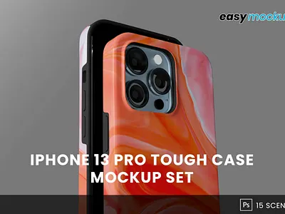 IPHONE 13 PRO TOUGH CASE MOCKUP SET iphone iphone 13 iphone 13 pro case mockup iphone 14 iphone 14 pro case mockup iphone case mockup iphone case psd mockup iphone tough case mockup mockup psd mockup snap case snap case mockup tough case