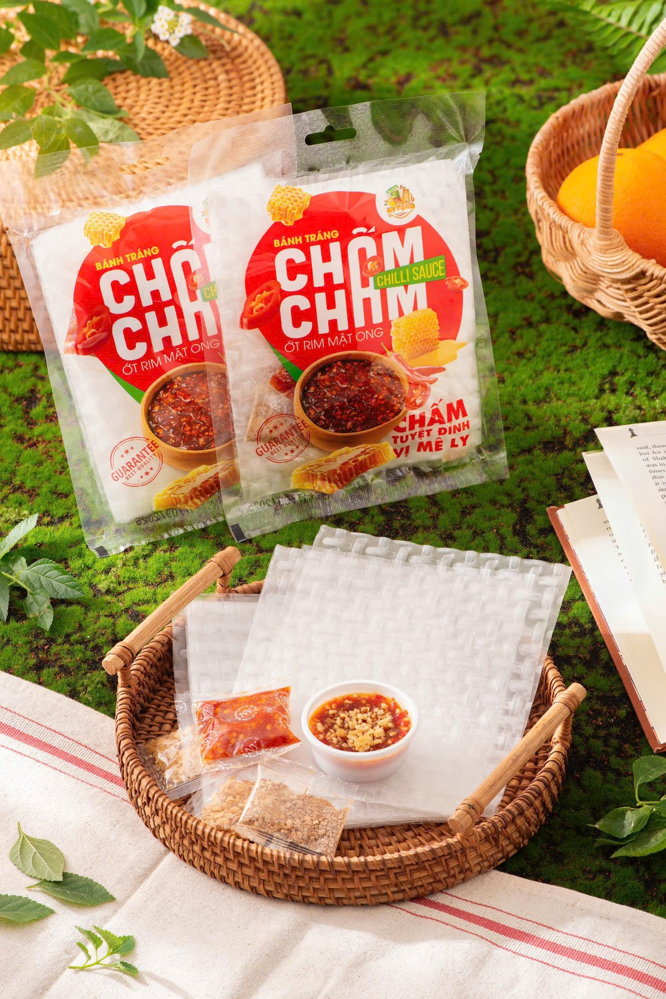 Bao bì Bánh tráng - rice paper snack package design package rice paper snack rice paper snack package ricepaper snack package design zip bag package design
