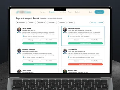 Ruh Mental Health Website healthcare website medical website mental health mental health landingpage mental health saas mental health support platform mental health website design online consultation online therapy psychotherapy telemedicine uiux design web design