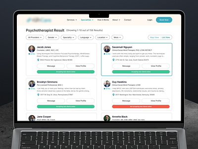 Ruh Mental Health Website healthcare website medical website mental health mental health landingpage mental health saas mental health support platform mental health website design online consultation online therapy psychotherapy telemedicine uiux design web design