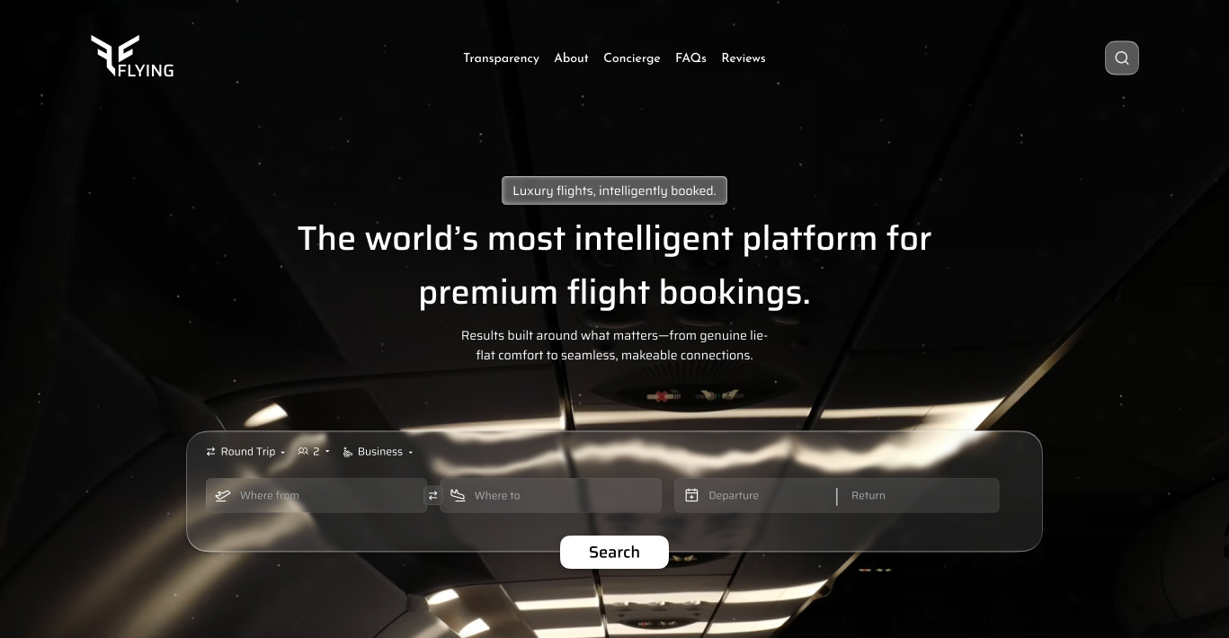 Smart / Intelligent Flight Booking designs logo ui ux design visual design