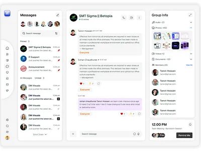 Real-time Messaging Feed UI — Clean, Fast & Ultra-Minimal chat feed ui chat ui chatbot clean ui dashboard ui direct message interface design message application design messaging app messaging feed ui minimal design mobile app design modern ui onboarding product design real time ui ui ux design voice chat web app design whatsapp