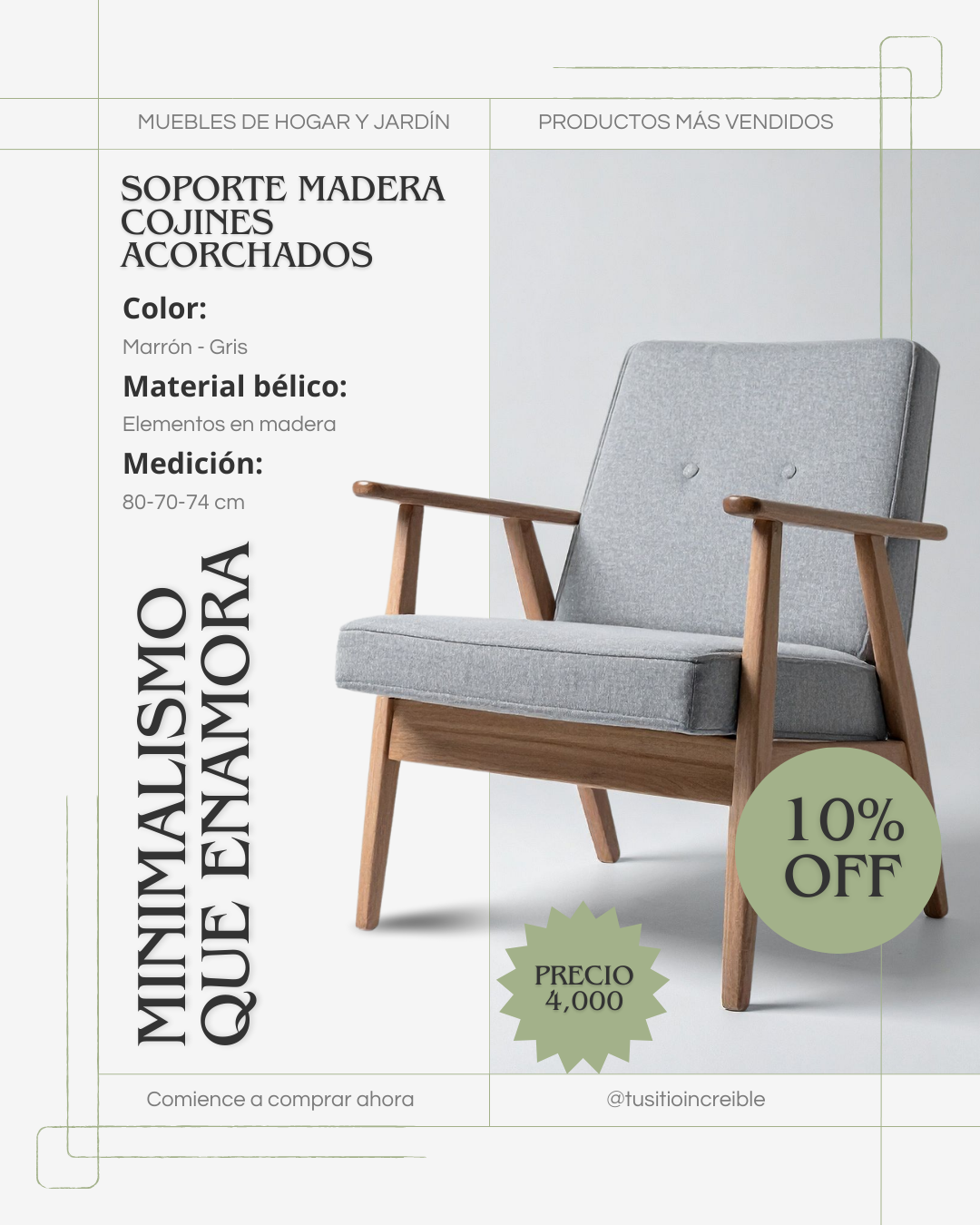 Example of Diseño Minimalista Para Negocios