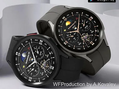WFP 334 Business watch face analog watch face animated watch face classic watch face design galaxy watch galaxy watch ultra graphic design gw illustration kovalev watch faces modern samsung smart watch watch face wear os wearos wfproduction