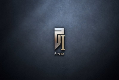 PIVORA CLEAN & STYLISH LOGO branding creative logo design logo design modern logo premium logo
