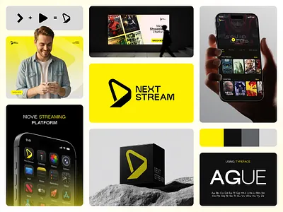 Movie Streaming Logo Design | Media & Entertainment Branding brand brand design brand identity brand logo branding creative design film logo logo logo design logodesign media logo next logo play logo streaming logo video logo video player logo